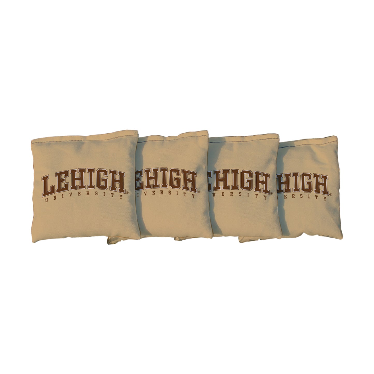 Lehigh University Mountain Hawks | Tan Corn Filled Cornhole Bags