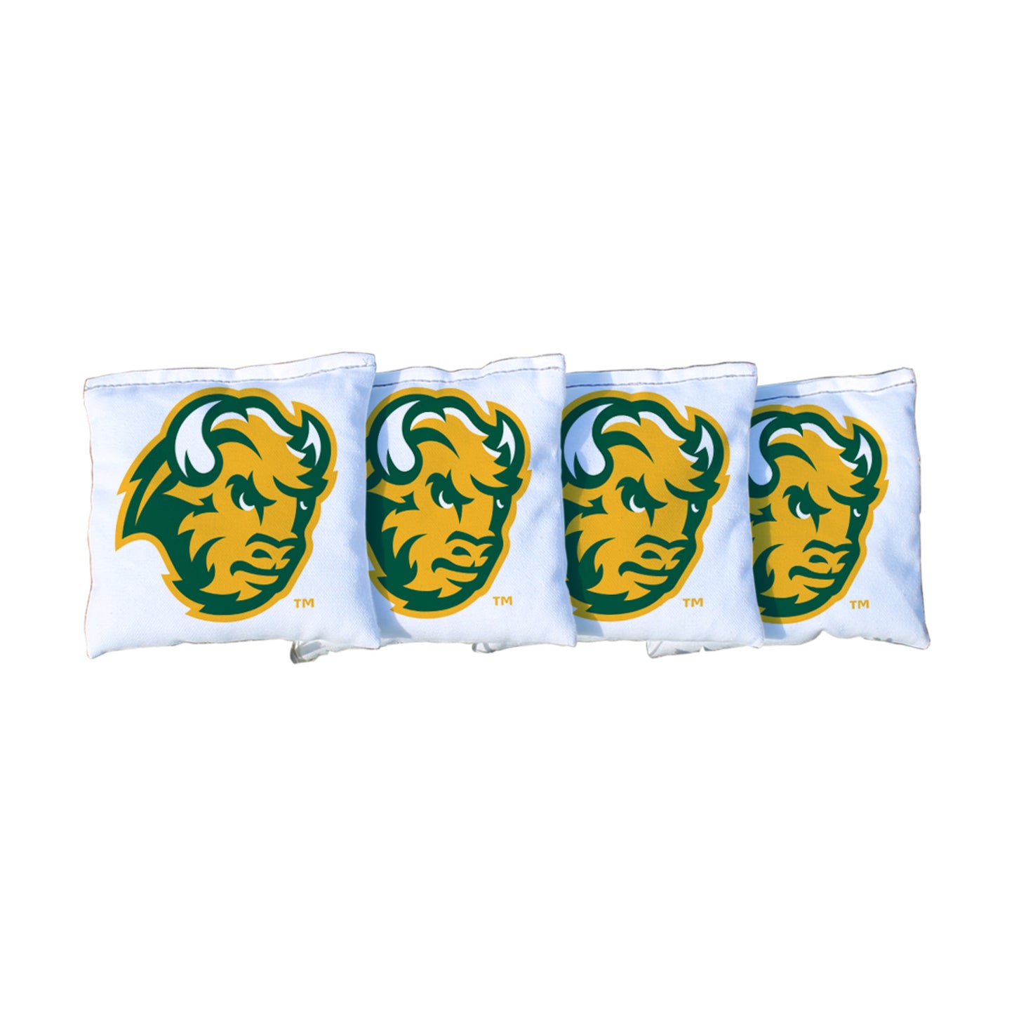 North Dakota State University Bison | White Corn Filled Cornhole Bags