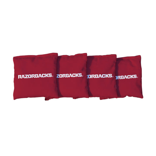 University of Arkansas Razorbacks | Red Corn Filled Cornhole Bags