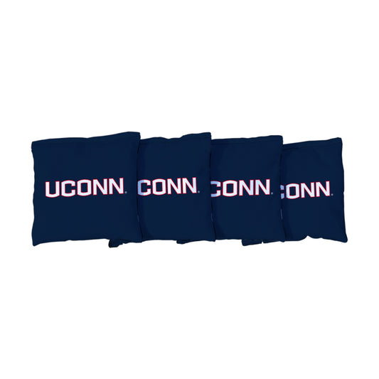 University of Connecticut Huskies | Blue Corn Filled Cornhole Bags