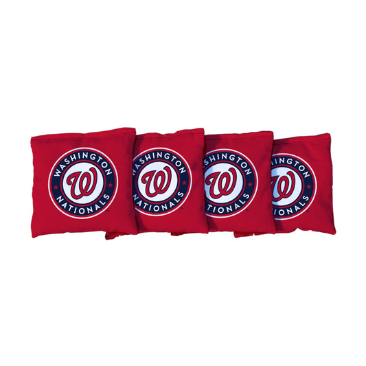 Washington Nationals | Red Corn Filled Cornhole Bags