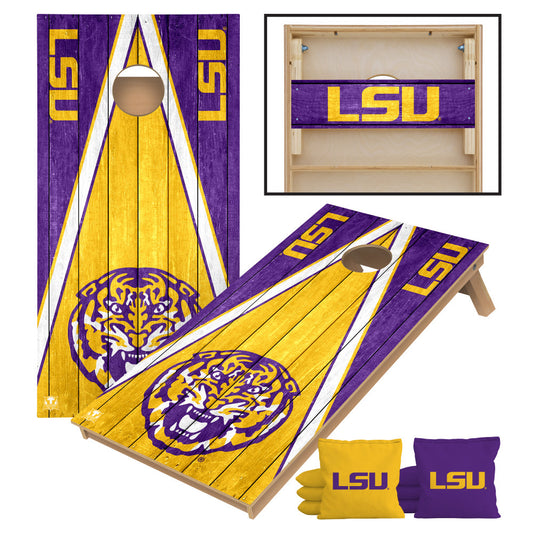 Louisiana State University Fighting Tigers | 2x4 Tournament Cornhole Set