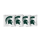 Michigan State University Spartans | White Corn Filled Cornhole Bags