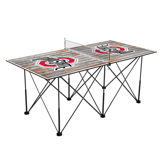 Ohio State University Buckeyes | Pop Up Table Tennis 6ft