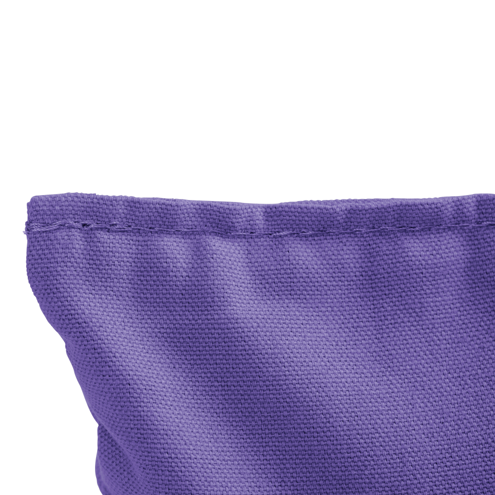 Purple Solid Color Corn Filled Cornhole Bags