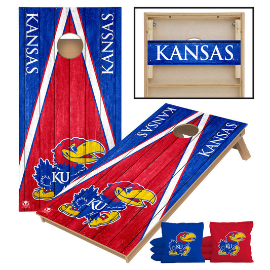 University of Kansas Jayhawks | 2x4 Tournament Cornhole Set