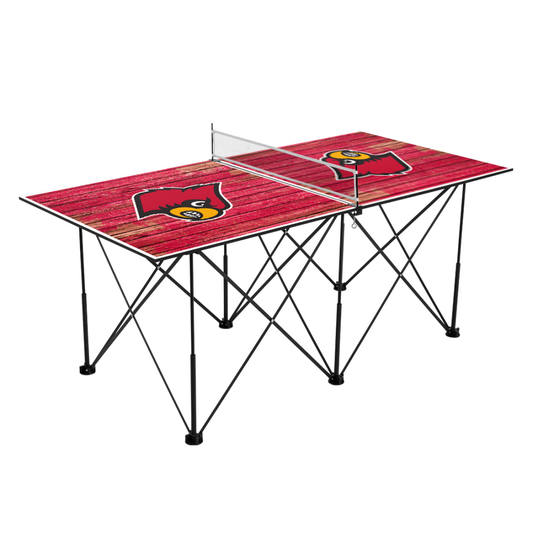 University of Louisville Cardinals | Pop Up Table Tennis 6ft
