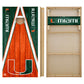 University of Miami Hurricanes | 2x4 Tournament Cornhole Set