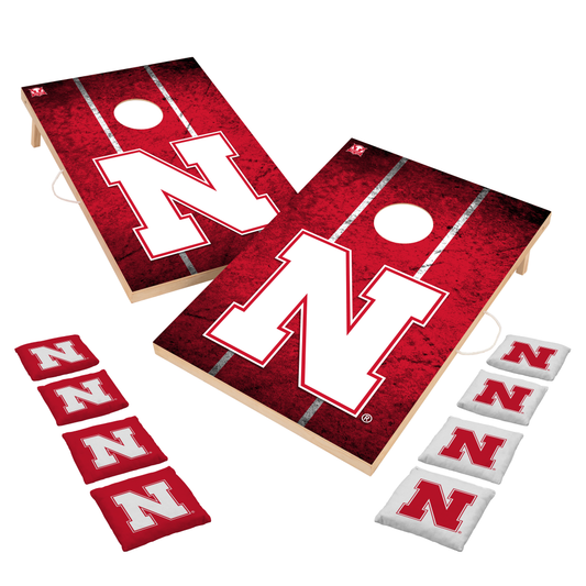 University of Nebraska Cornhuskers | 2x3 Solid Wood Cornhole