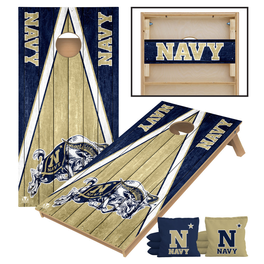 U.S. Naval Academy Midshipmen | 2x4 Tournament Cornhole Set