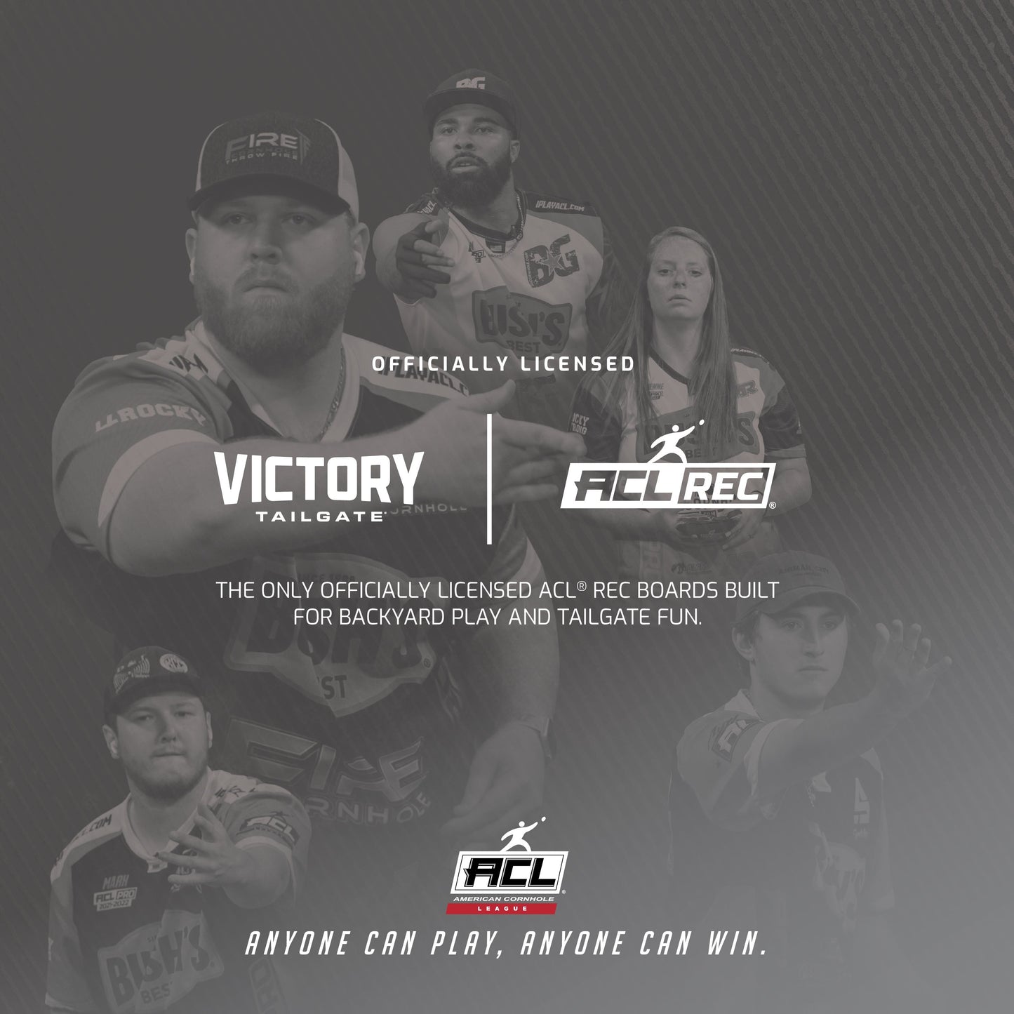 Officially licensed American Cornhole League x Victory Tailgate