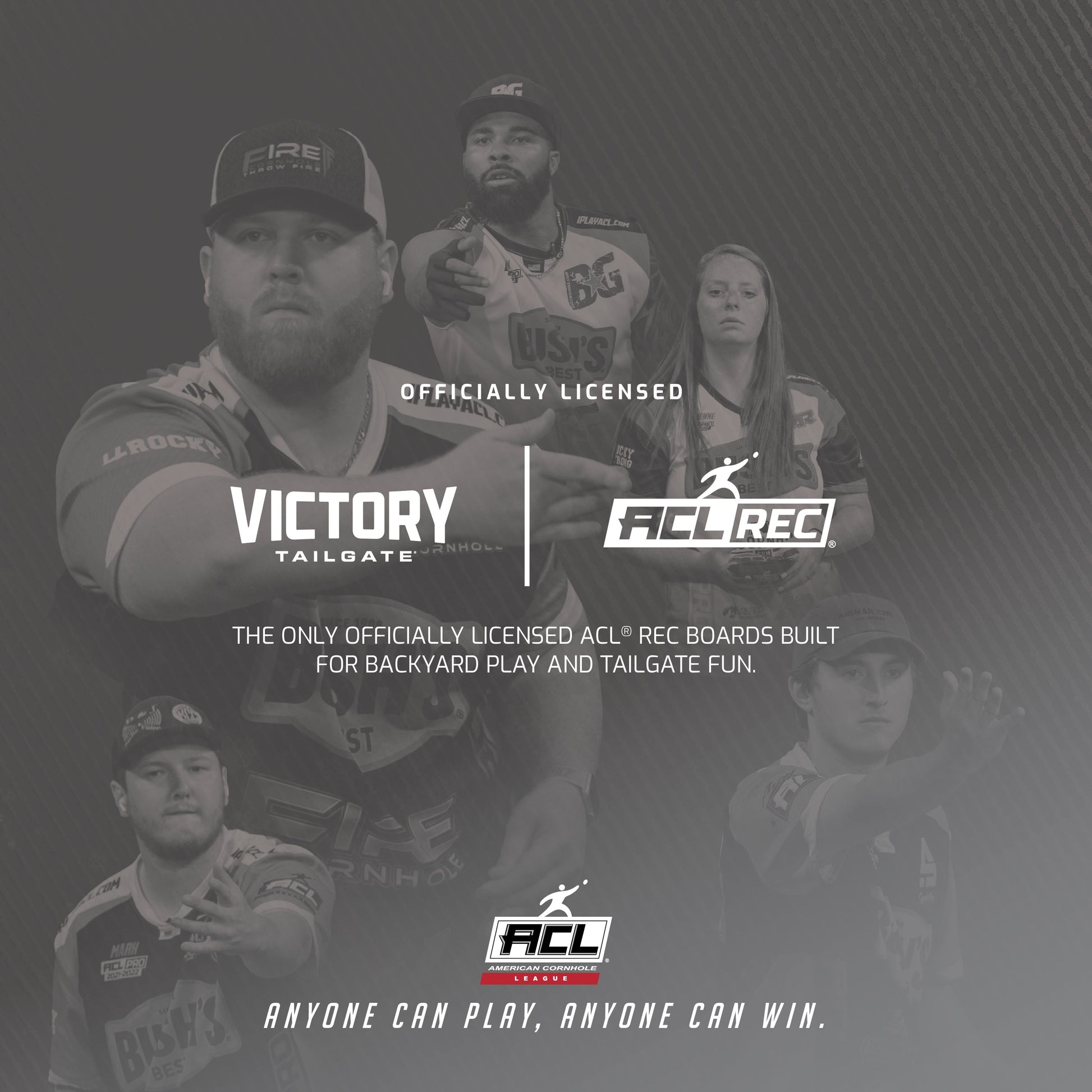 Officially licensed American Cornhole League x Victory Tailgate