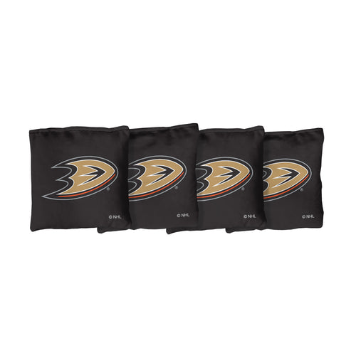 Anaheim Ducks | Black Corn Filled Cornhole Bags_Victory Tailgate_1