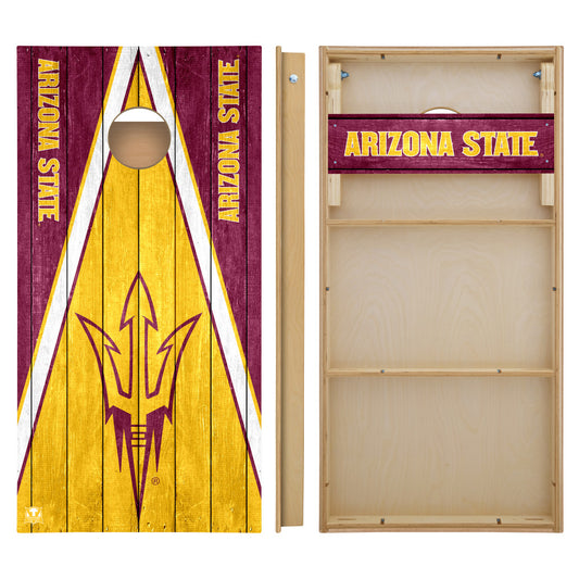 OFFICIALLY LICENSED - Bring your game day experience one step closer to your favorite team with this Arizona State University Sun Devils 2x4 Tournament Cornhole from Victory Tailgate_2