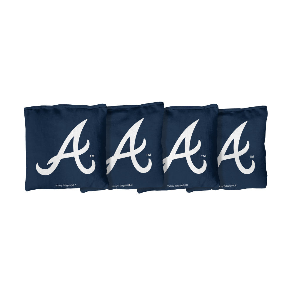 Atlanta Braves | Blue Corn Filled Cornhole Bags_Victory Tailgate_1