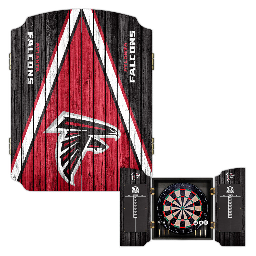Atlanta Falcons | Bristle Dartboard Cabinet Set_Victory Tailgate_1