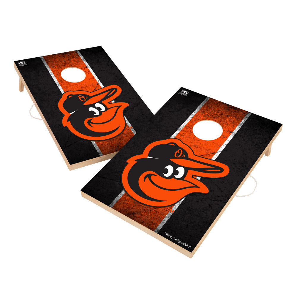 Baltimore Orioles | 2x3 Solid Wood Cornhole_Victory Tailgate_1