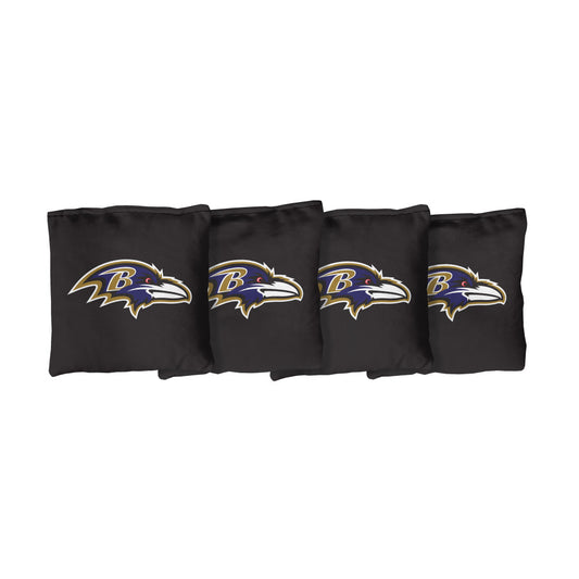 Baltimore Ravens | Black Corn Filled Cornhole Bags_Victory Tailgate_1