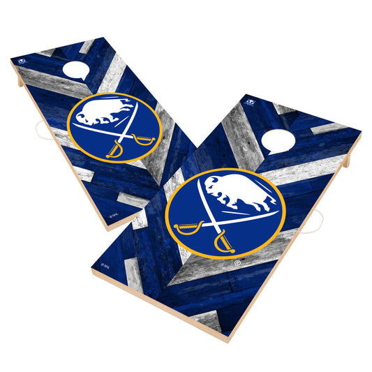 Buffalo Sabres | 2x4 Solid Wood Cornhole_Victory Tailgate_1