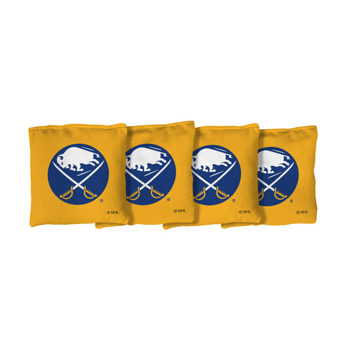Buffalo Sabres | White Corn Filled Cornhole Bags_Victory Tailgate_1