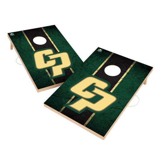 Cal Poly Mustangs | 2x3 Solid Wood Cornhole_Victory Tailgate_1