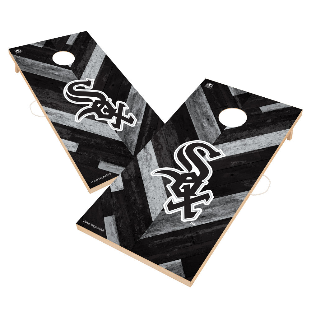 Chicago White Sox | 2x4 Solid Wood Cornhole_Victory Tailgate_1