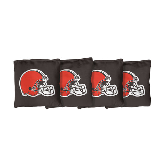Cleveland Browns | Brown Corn Filled Cornhole Bags_Victory Tailgate_1
