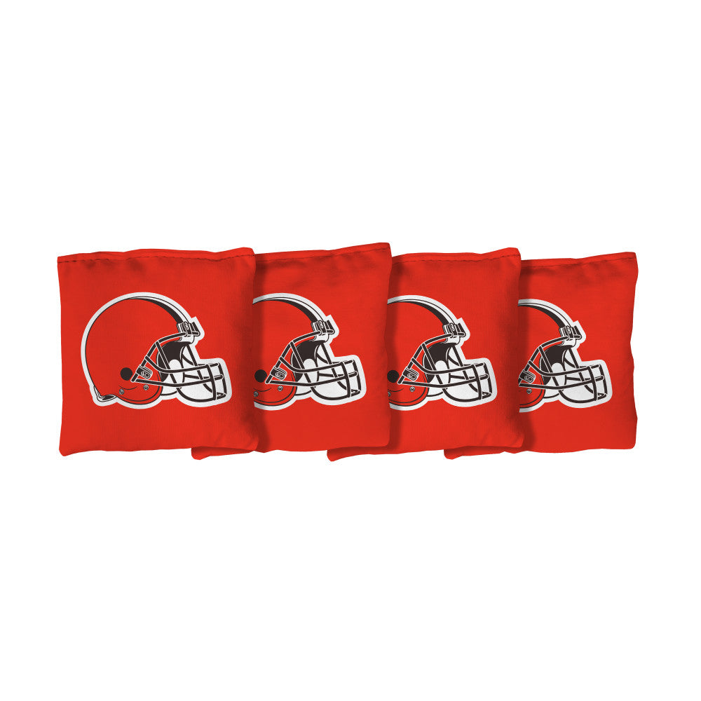Cleveland Browns | Orange Corn Filled Cornhole Bags_Victory Tailgate_1