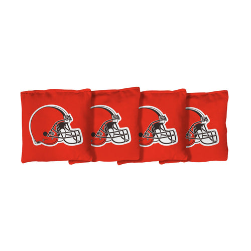 Cleveland Browns | Orange Corn Filled Cornhole Bags_Victory Tailgate_1