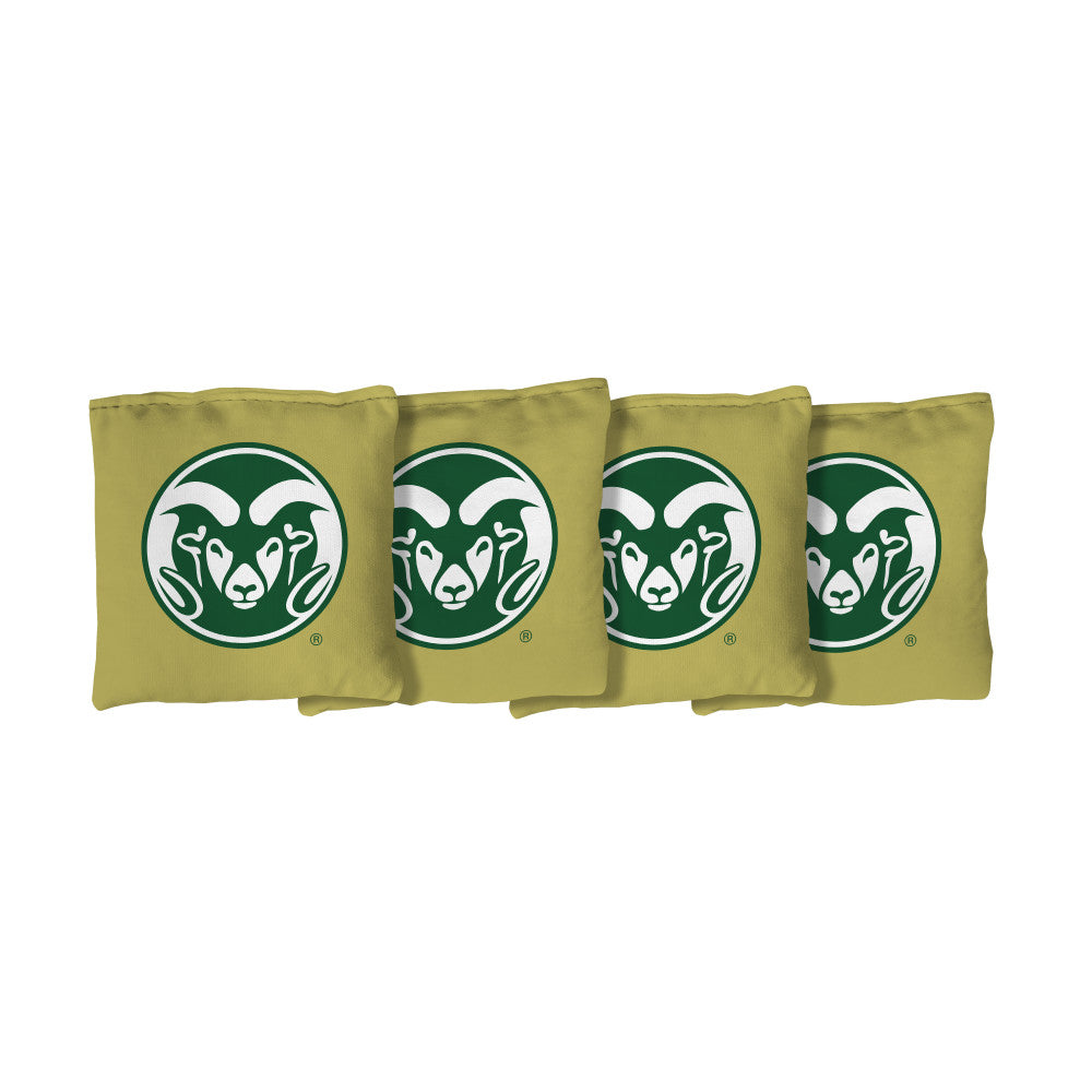 Colorado State University Rams | Gold Corn Filled Cornhole Bags_Victory Tailgate_1