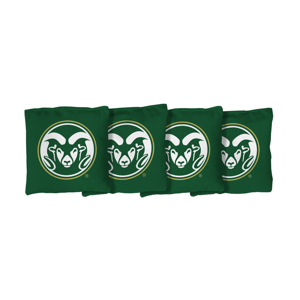Colorado State University Rams | Green Corn Filled Cornhole Bags_Victory Tailgate_1