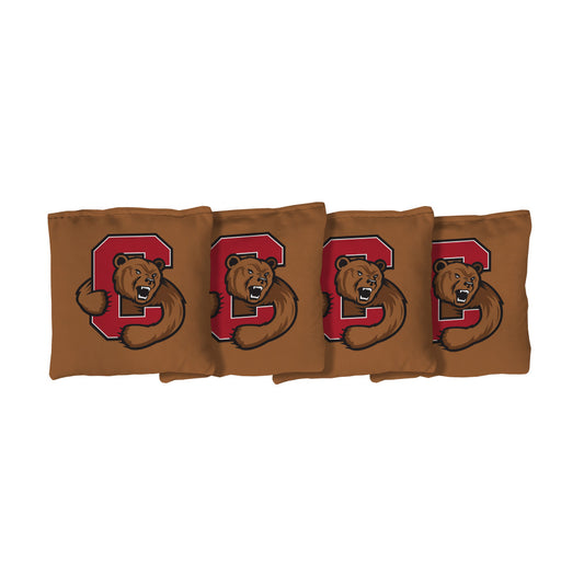 Cornell University Big Red | Brown Corn Filled Cornhole Bags_Victory Tailgate_1