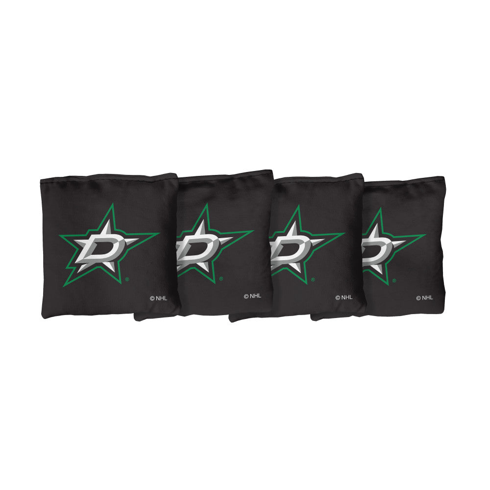 Dallas Stars | Black Corn Filled Cornhole Bags_Victory Tailgate_1