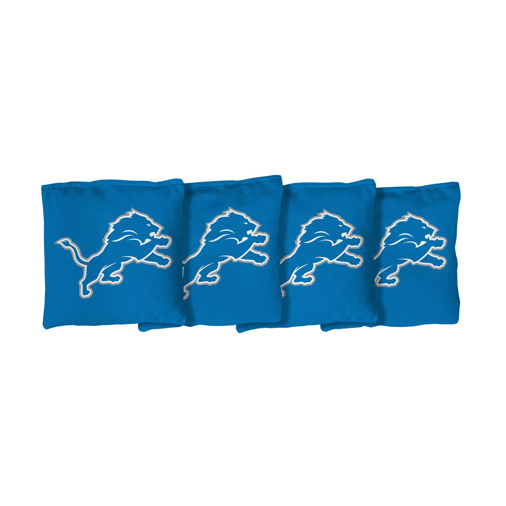 Detroit Lions | Blue Corn Filled Cornhole Bags_Victory Tailgate_1