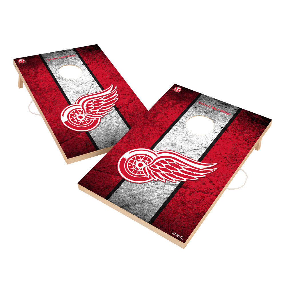 Detroit Red Wings | 2x3 Solid Wood Cornhole_Victory Tailgate_1
