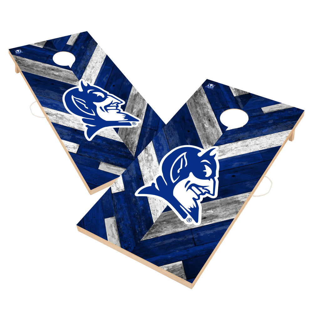 Duke University Blue Devils | 2x4 Solid Wood Cornhole_Victory Tailgate_1