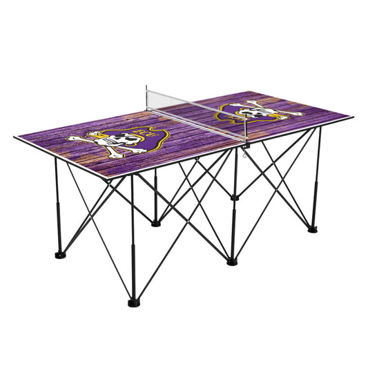 East Carolina University Pirates | Pop Up Table Tennis 6ft_Victory Tailgate_1
