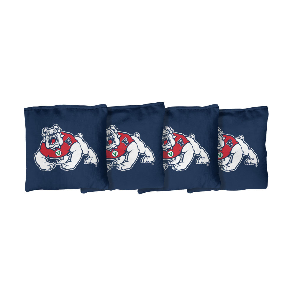 Fresno State Bulldogs | Blue Corn Filled Cornhole Bags_Victory Tailgate_1