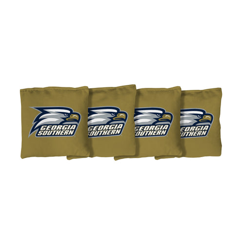Georgia Southern University Eagles | Gold Corn Filled Cornhole Bags_Victory Tailgate_1