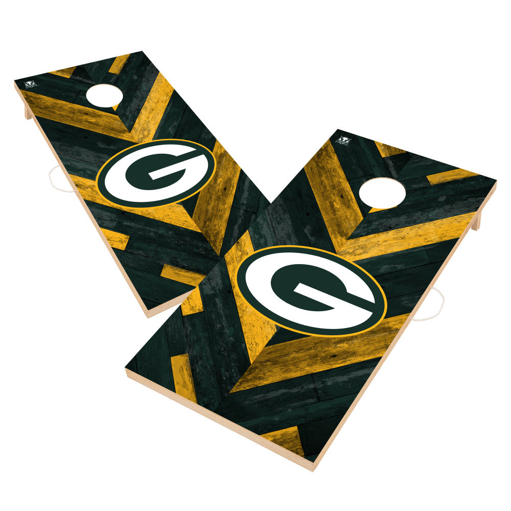 Green Bay Packers | 2x4 Solid Wood Cornhole_Victory Tailgate_1