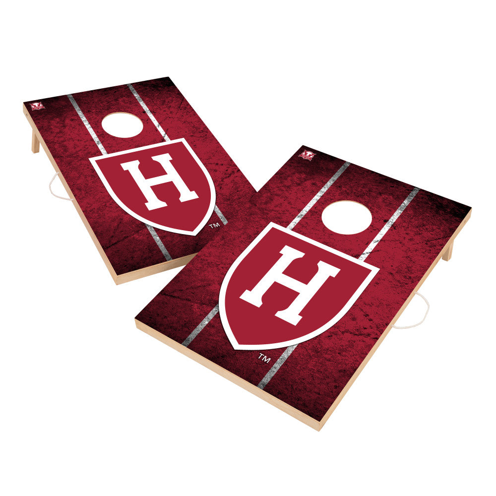 Harvard University Crimson | 2x3 Solid Wood Cornhole_Victory Tailgate_1
