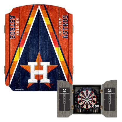 Houston Astros | Bristle Dartboard Cabinet Set_Victory Tailgate_1