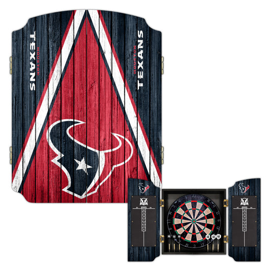 Houston Texans | Bristle Dartboard Cabinet Set_Victory Tailgate_1