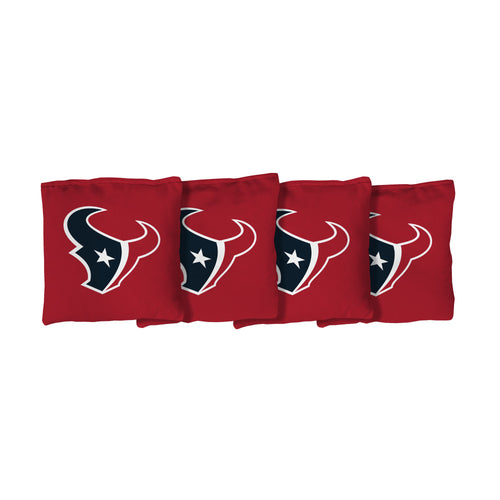 Houston Texans | Red Corn Filled Cornhole Bags_Victory Tailgate_1