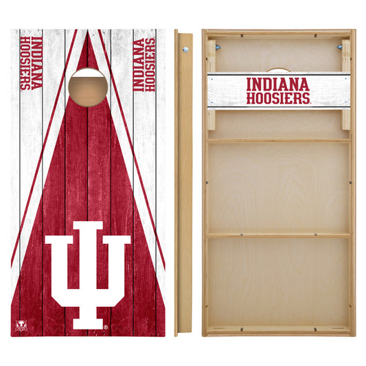 OFFICIALLY LICENSED - Bring your game day experience one step closer to your favorite team with this Indiana University Hoosiers 2x4 Tournament Cornhole from Victory Tailgate_2