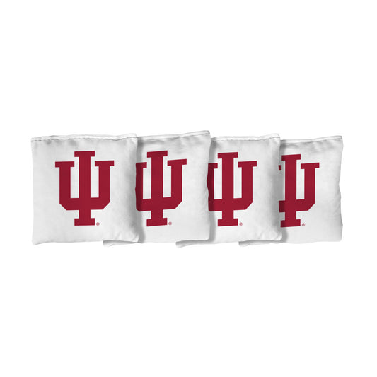 Indiana University Hoosiers | White Corn Filled Cornhole Bags_Victory Tailgate_1