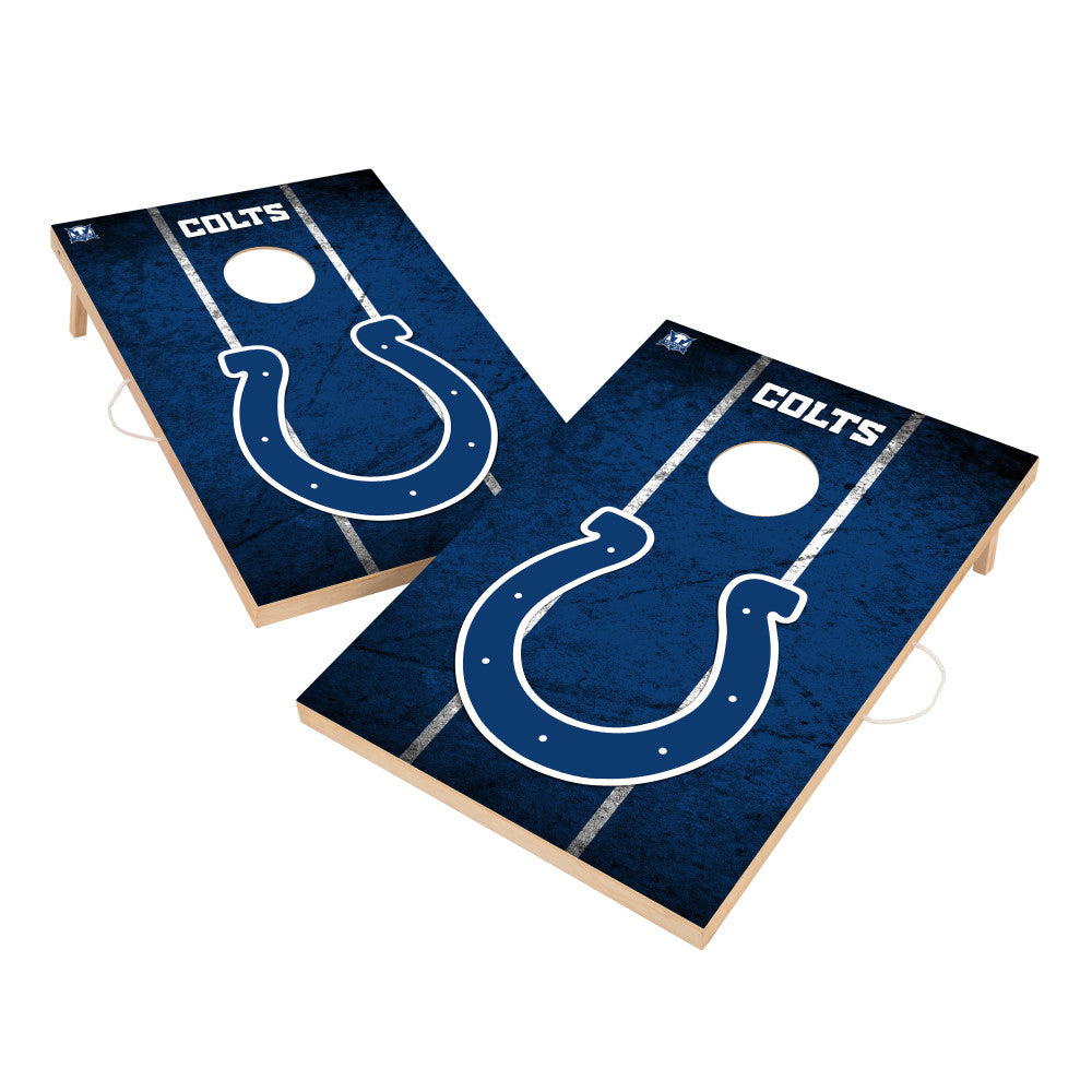 Indianapolis Colts | 2x3 Solid Wood Cornhole_Victory Tailgate_1