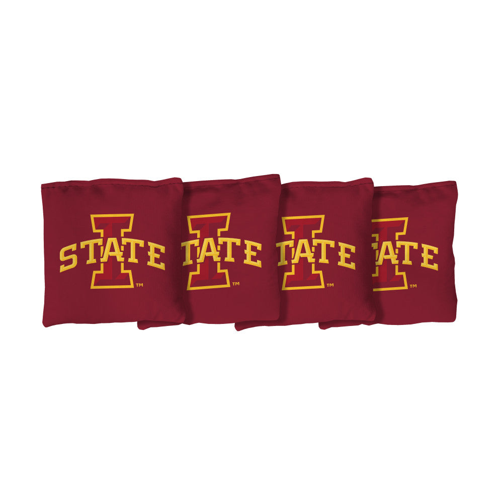 Iowa State University Cyclones | Red Corn Filled Cornhole Bags_Victory Tailgate_1