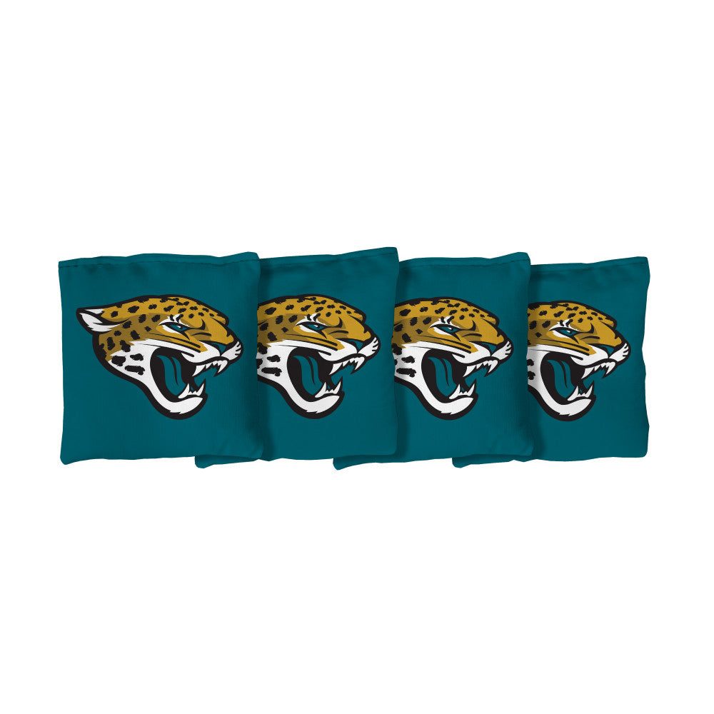 Jacksonville Jaguars | Teal Corn Filled Cornhole Bags_Victory Tailgate_1