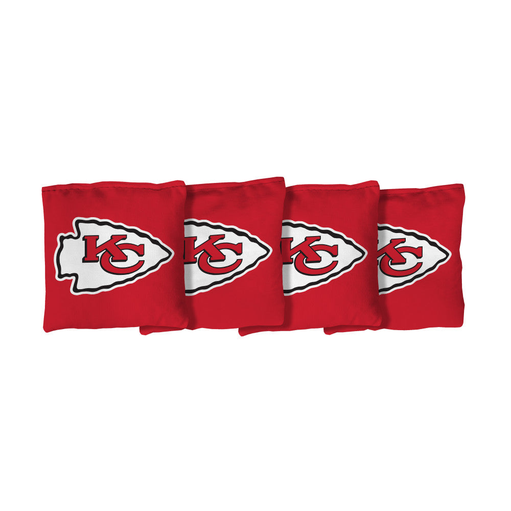 Kansas City Chiefs | Red Corn Filled Cornhole Bags_Victory Tailgate_1